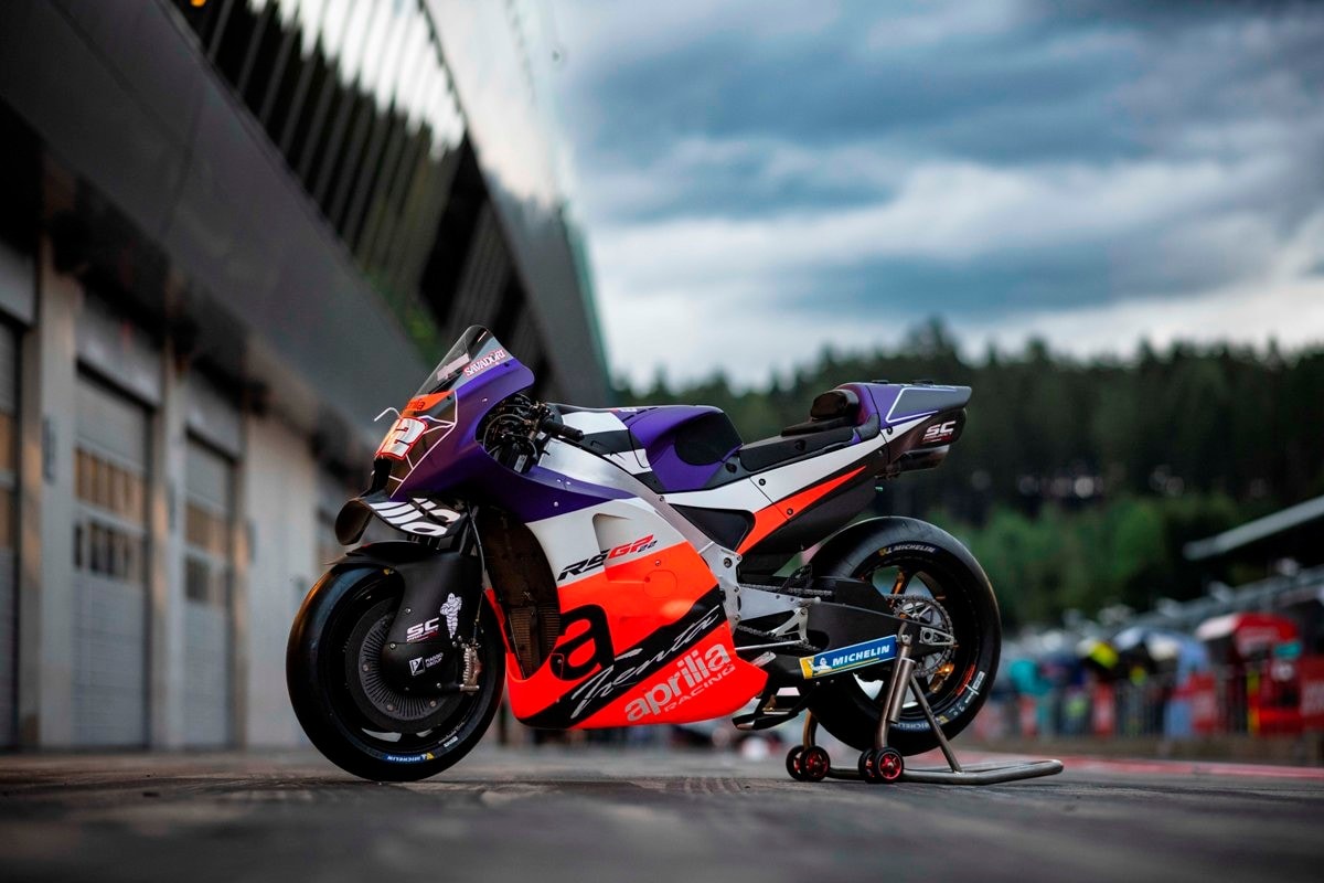 La livrea speciale dell’Aprilia RS-GP in Austria