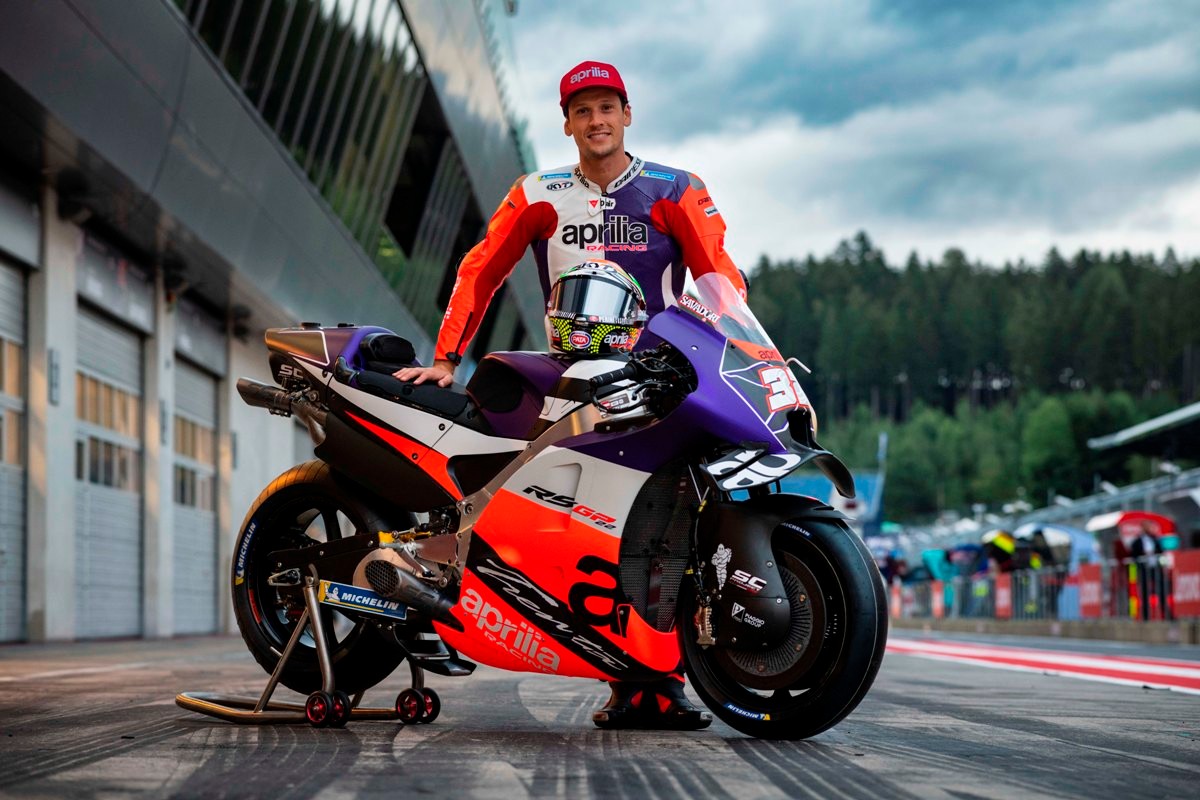 La livrea speciale dell’Aprilia RS-GP in Austria