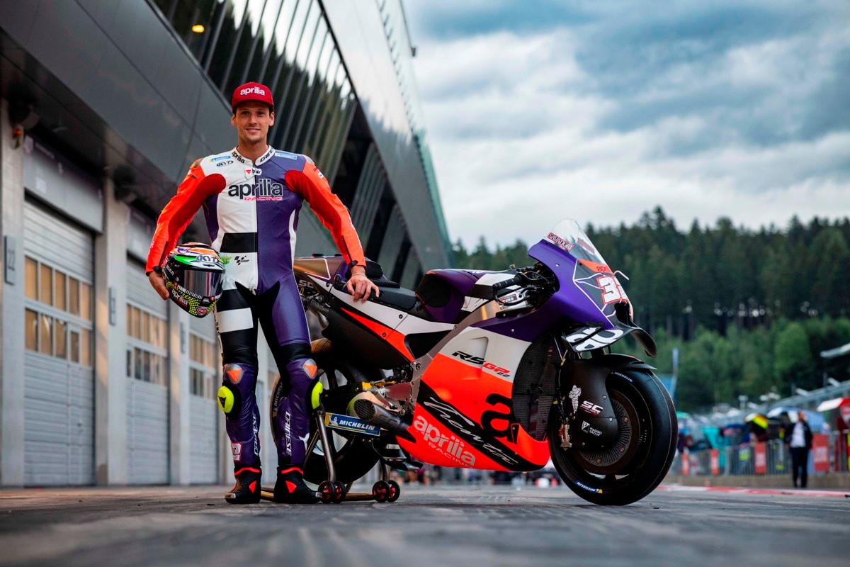 La livrea speciale dell’Aprilia RS-GP in Austria
