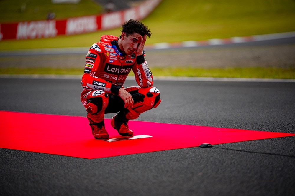 Doppia festa Ducati a Motegi: vince Bagnaia, Marquez secondo è campione del mondo