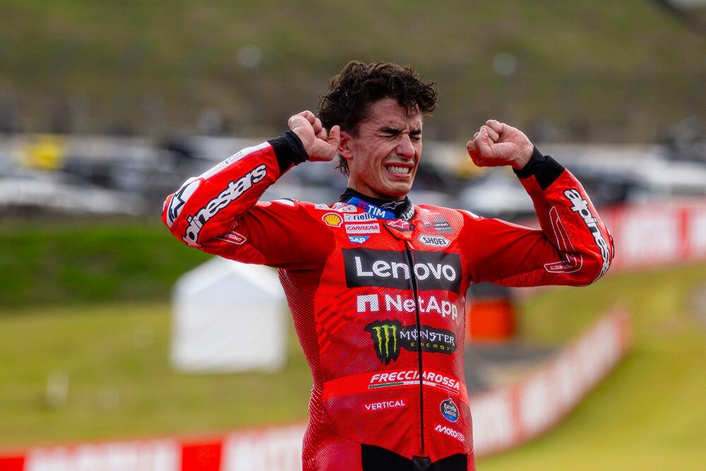 Doppia festa Ducati a Motegi: vince Bagnaia, Marquez secondo è campione del mondo