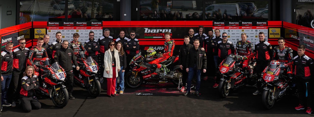 SBK: il Barni Spark Racing Team svela le livree 2022