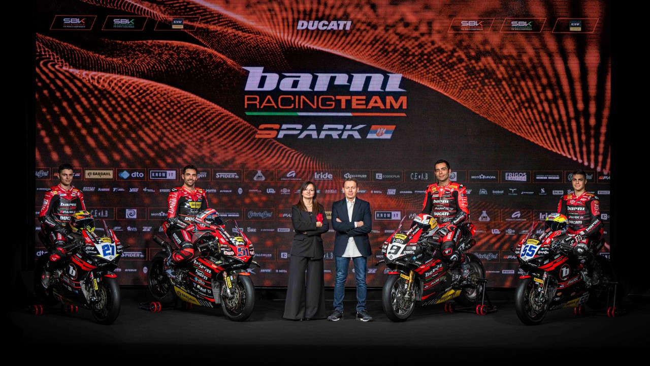 WorldSBK: presentato il Barni Spark Racing Team 2024