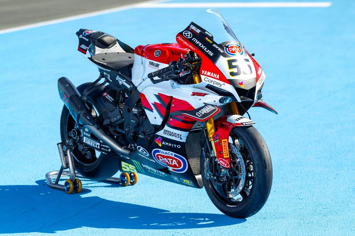 Yamaha a Jerez con la livrea 70° anniversario