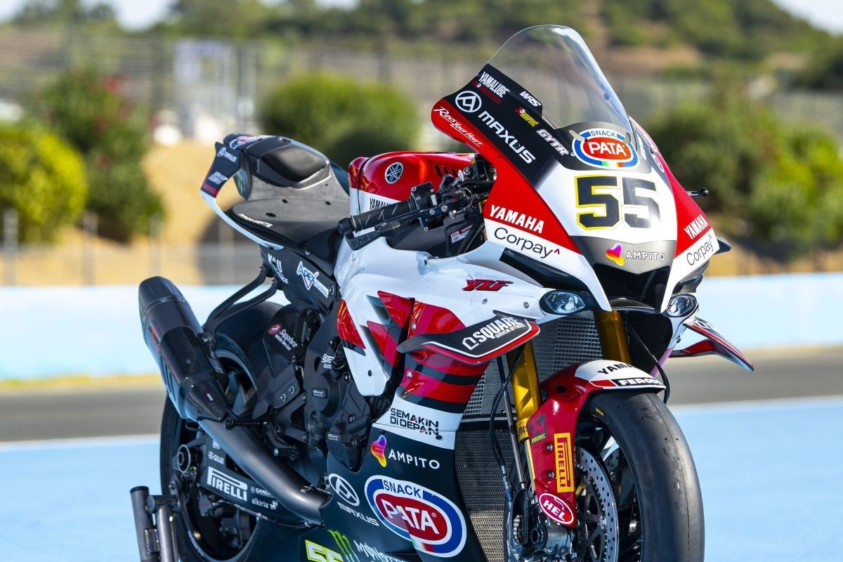 Yamaha a Jerez con la livrea 70° anniversario