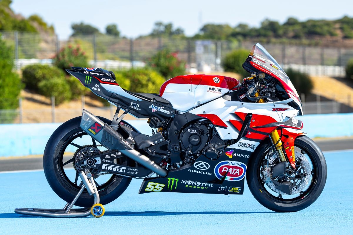 Yamaha a Jerez con la livrea 70° anniversario