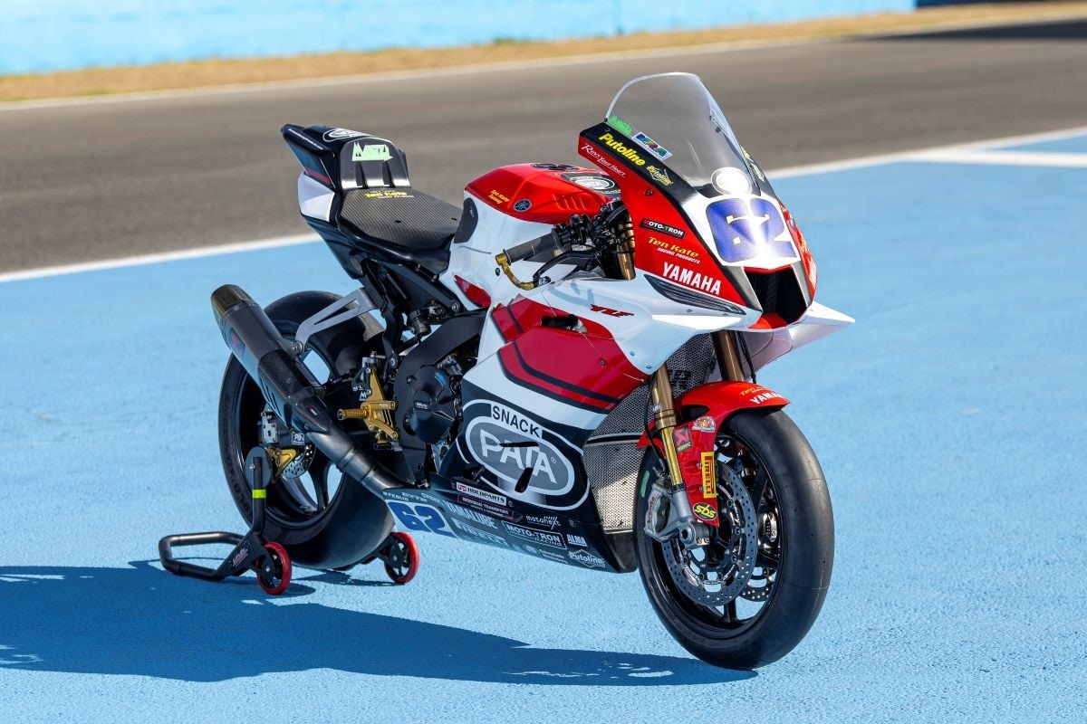 Yamaha a Jerez con la livrea 70° anniversario