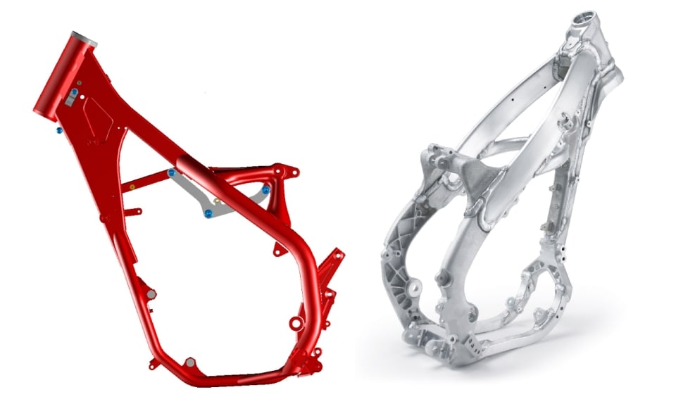 Telaio della moto: acciaio o alluminio?