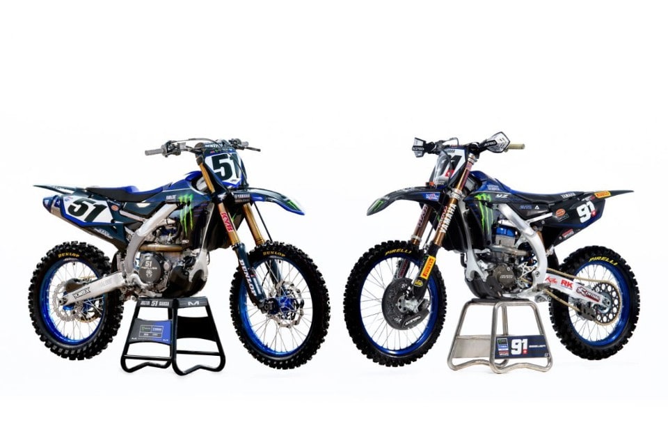 Shooting ufficiale Team Monster Energy Yamaha Factory Racing MXGP e MX2 2020