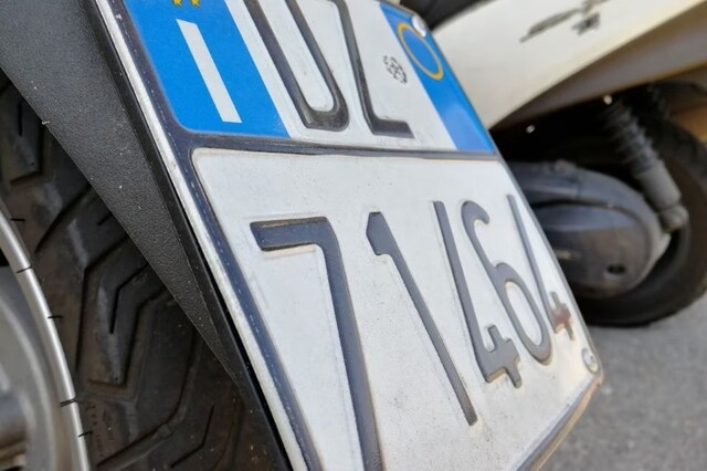 Adesivo Targa Auto/Moto 69 Rodano Con Stemma Lione - 6,3 X 2,9 Cm, Vinile Di Qualità, Prodotto In Francia