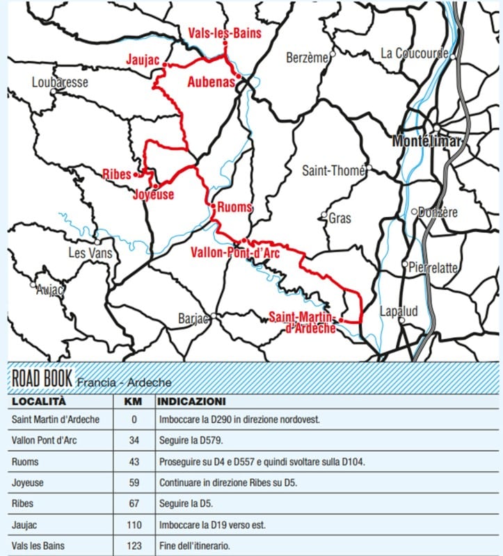 Francia in moto: alla scoperta dell'Ardeche