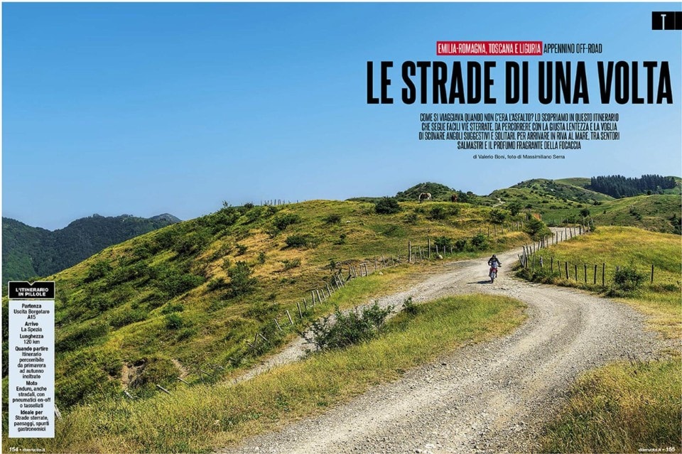 Su Dueruote di Settembre: sull'Appennino in off-road