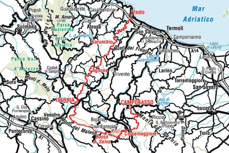 Molise: da Campobasso... all'Adriatico