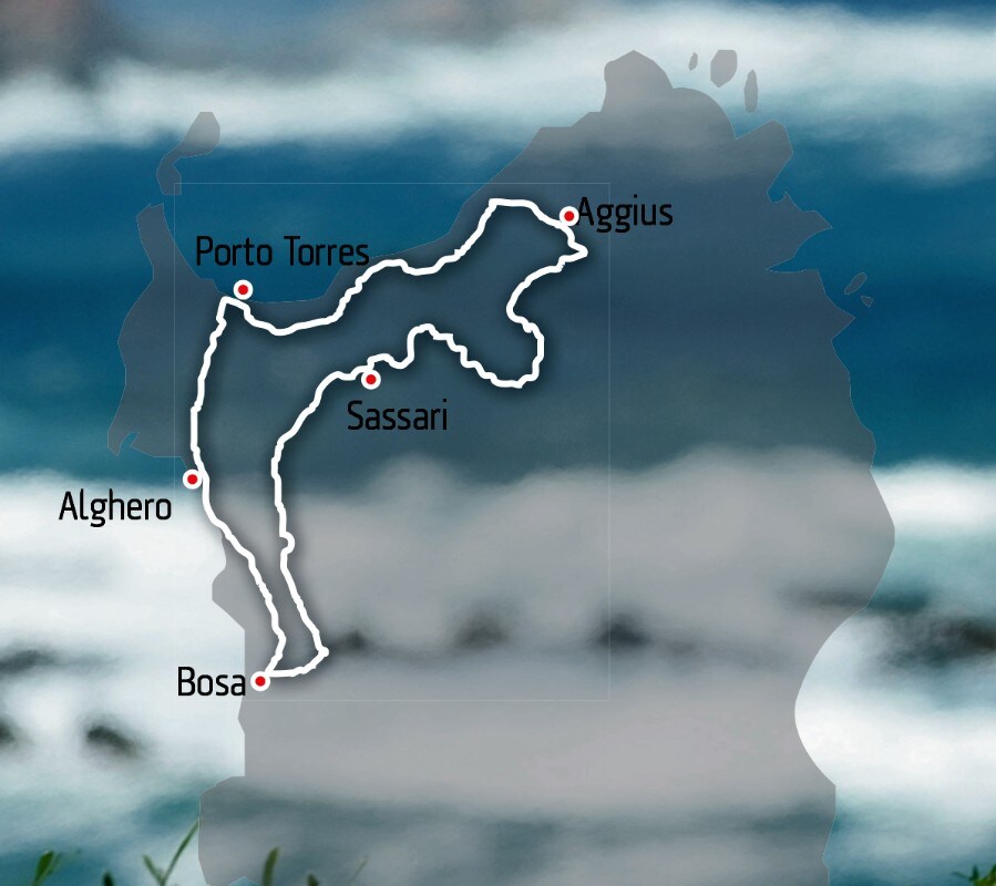 Sardegna, il Nord-Ovest