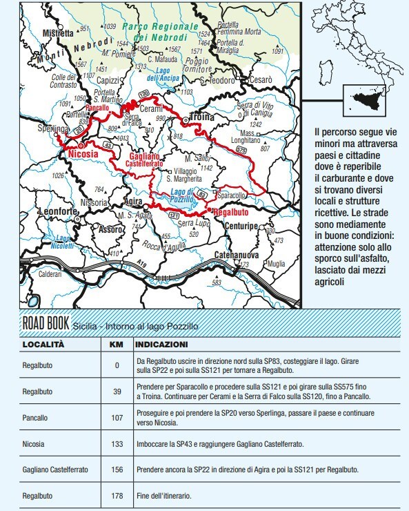 Sicilia: intorno al lago Pozzillo