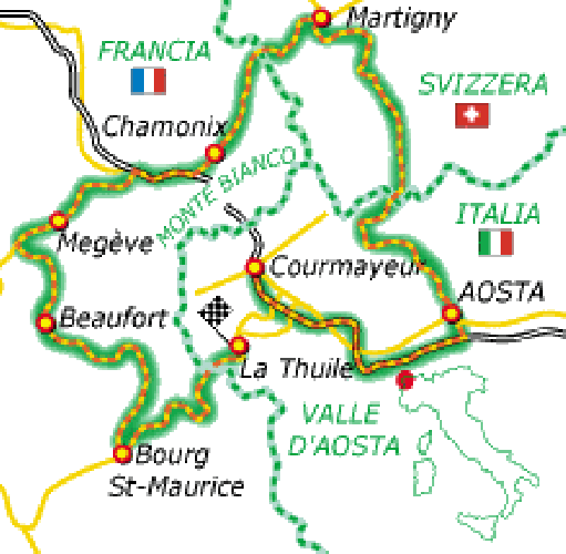 Valle d'Aosta: il Montebianco