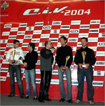 Premiazioni per tutti i piloti