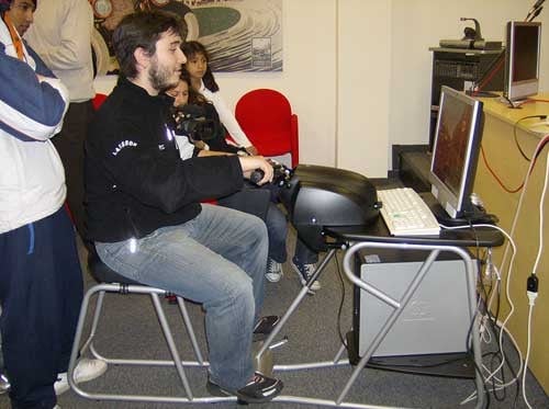 Il simulatore di moto nelle scuole del Lazio