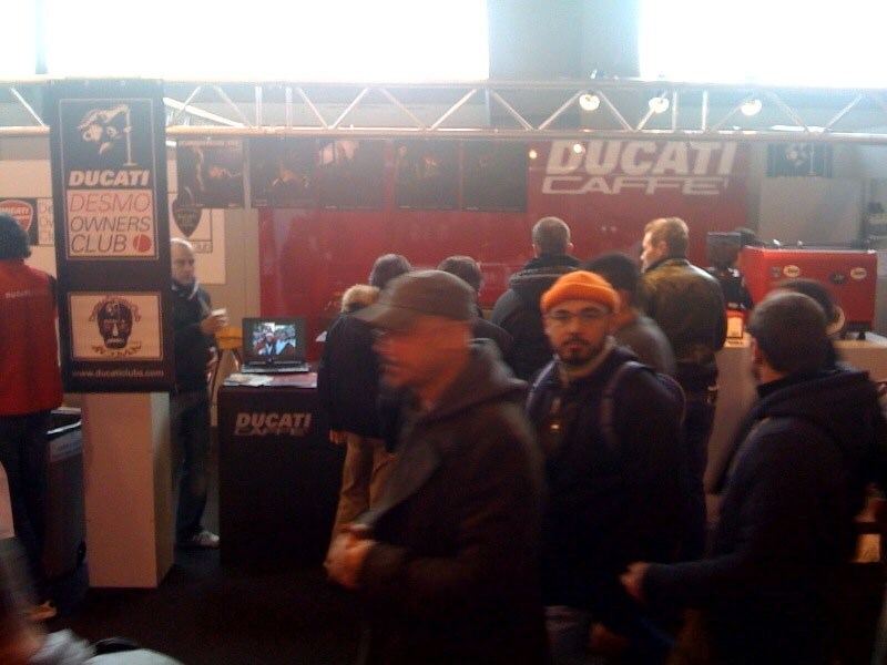Verona: Caffè Ducati allo stand Desmodromiclub