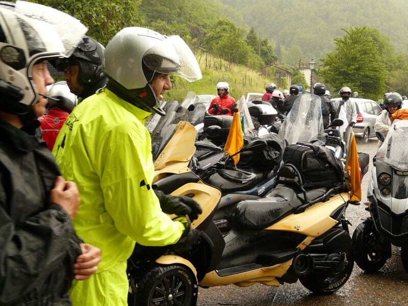 Il raduno dei tre ruote