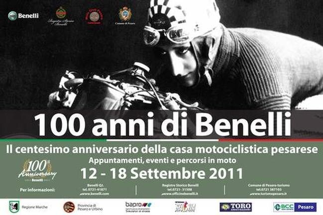 Centenario Benelli: tutto pronto