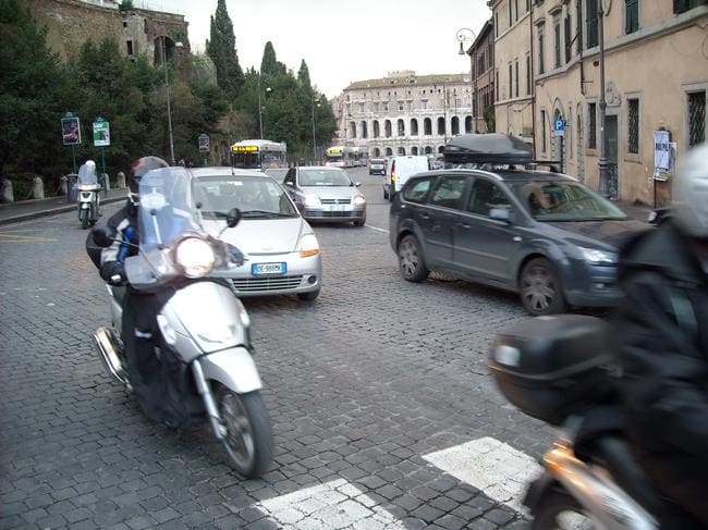 Roma ferma anche le moto Euro2!