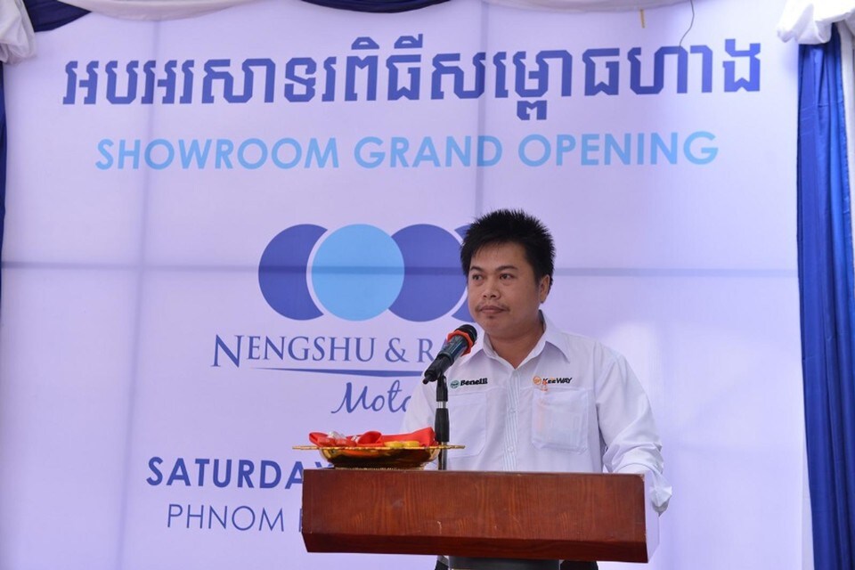 Benelli apre il suo primo showroom in Cambogia