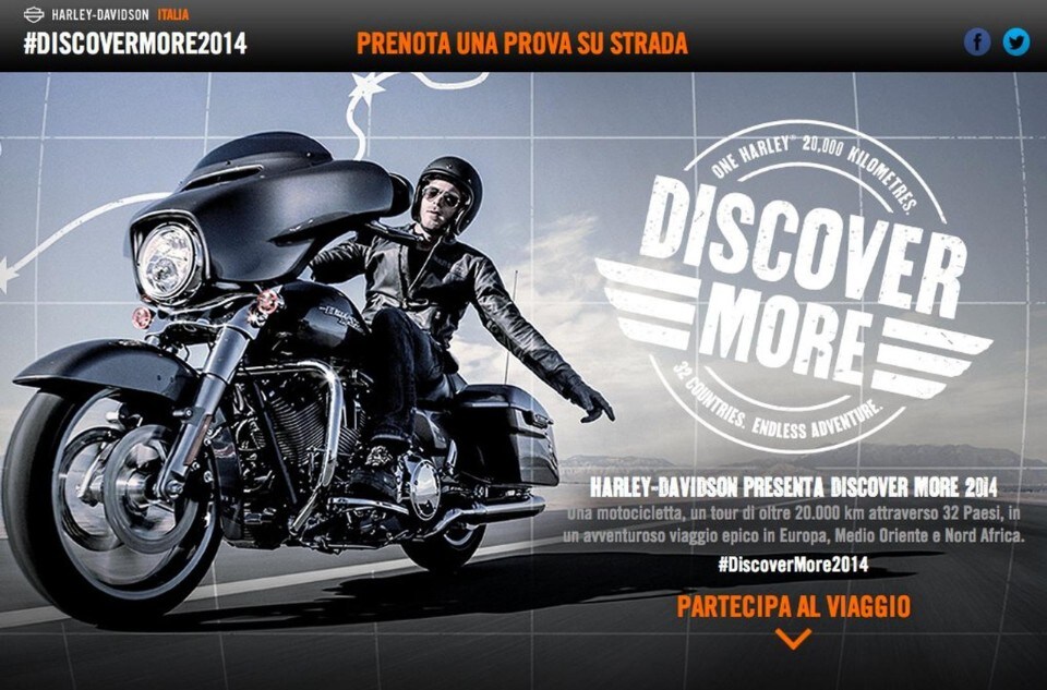 Una Harley a spasso per il mondo