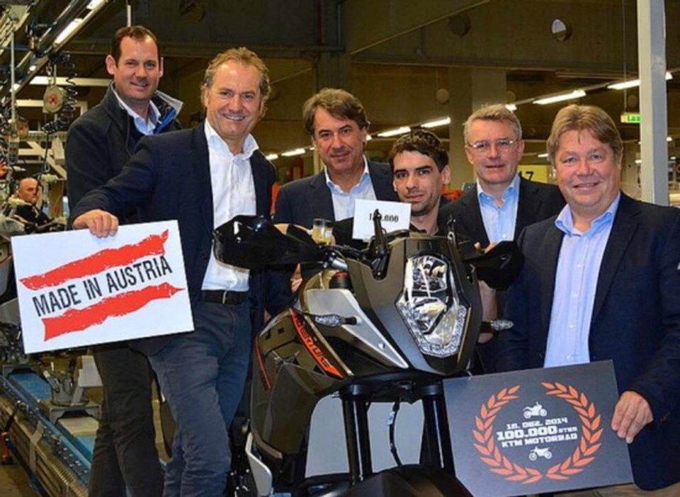KTM dà i numeri: già a quota 100.000