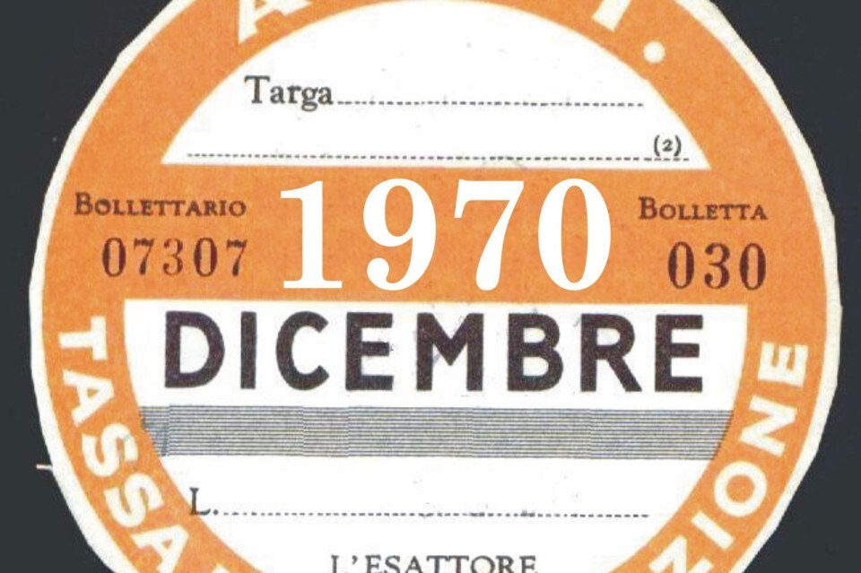 Primi chiarimenti sul bollo delle storiche