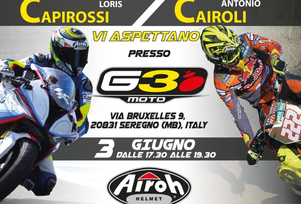 Cairoli e Capirossi vi aspettano da G3 Moto