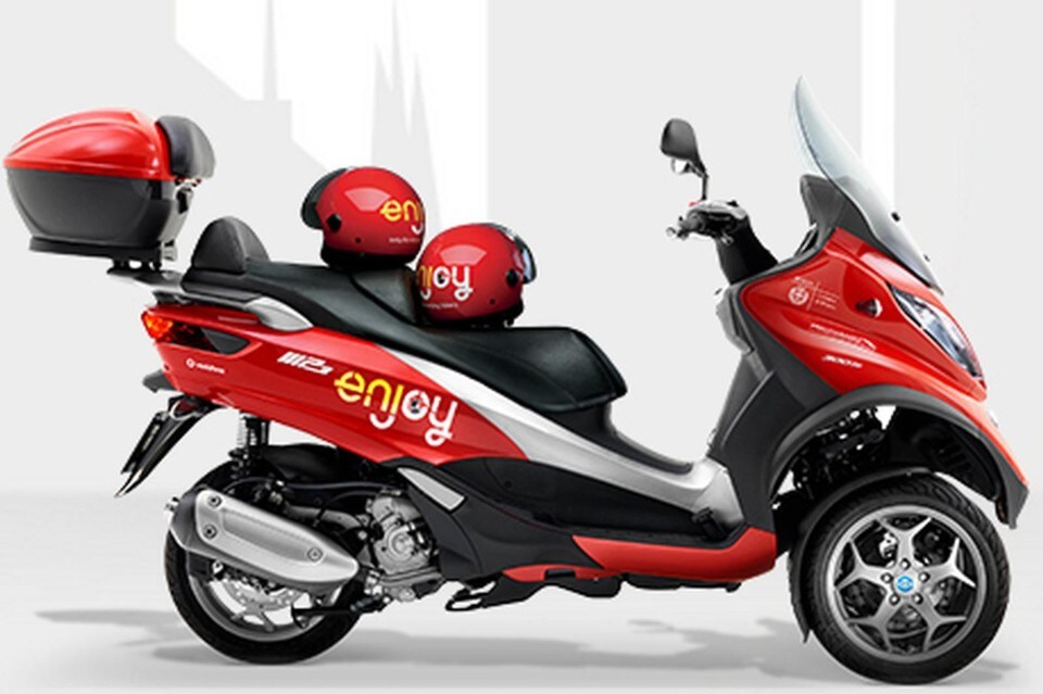 Debutta a Milano lo scooter sharing di Enjoy
