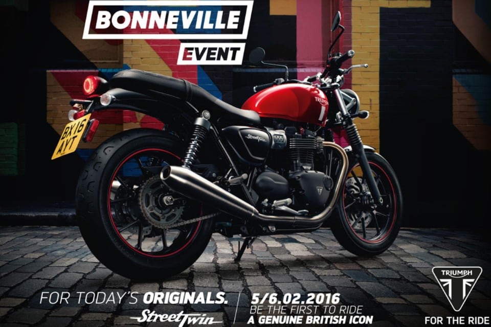 Triumph Street Twin in prova nelle concessionarie