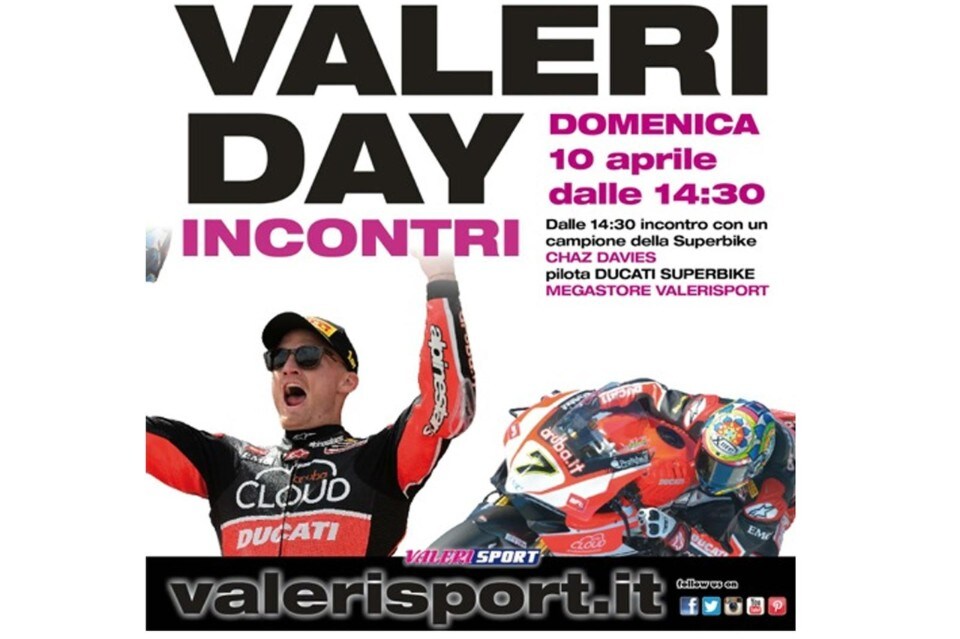 Eventi: Chaz Davies, vi aspetta da Valeri Sport