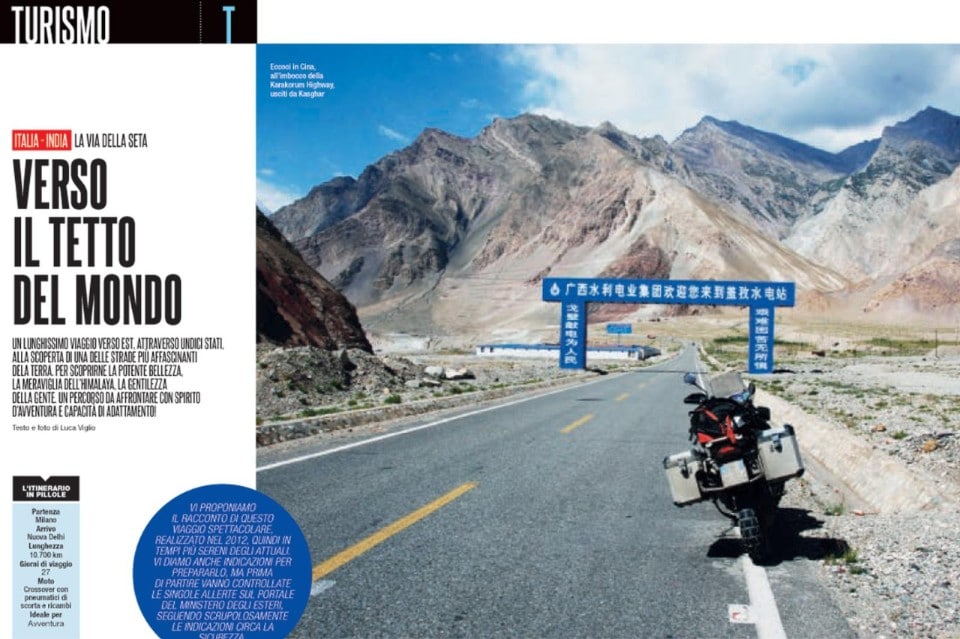 Su Dueruote di Maggio, un viaggio da sogno: in moto dall’Italia all’India