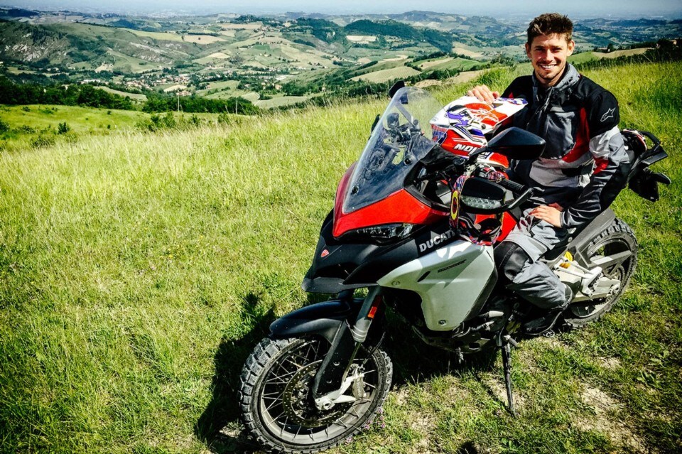 Casey Stoner ha provato la Multistrada 1200 Enduro