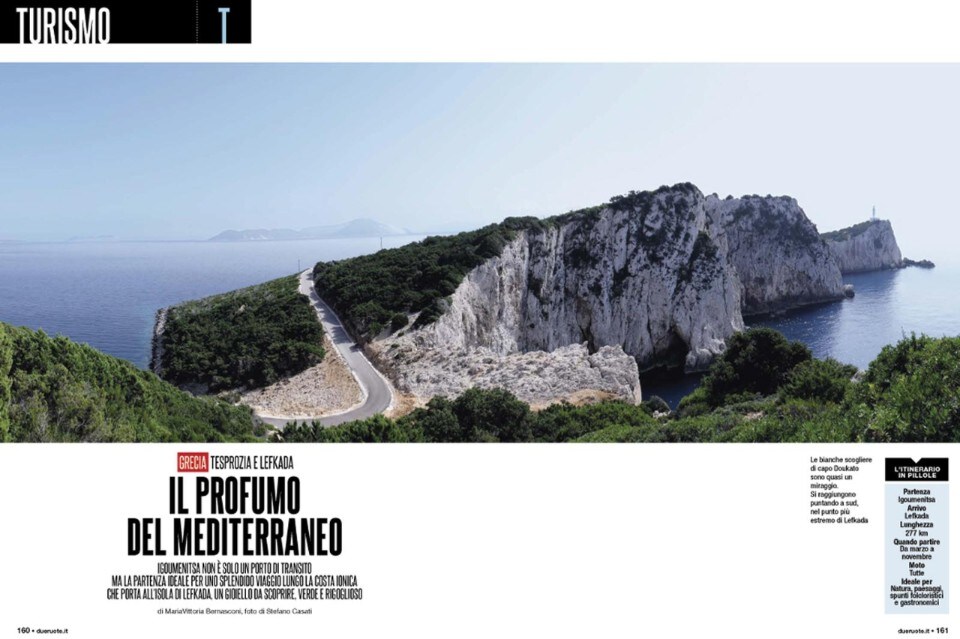 Su Dueruote di Agosto: Grecia, il profumo del Mediterraneo