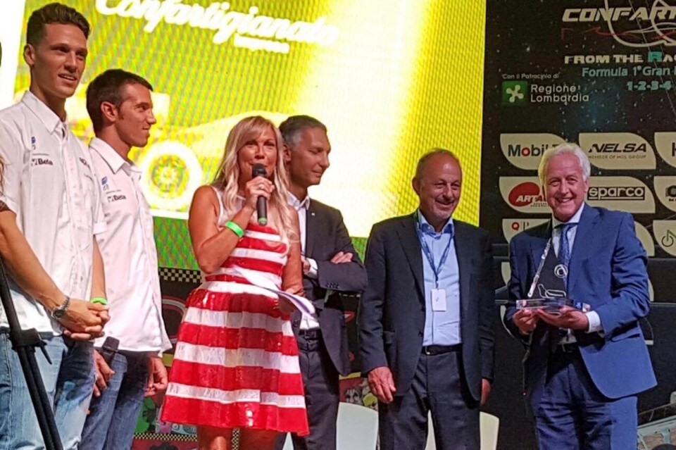 SBK: Giampiero Sacchi premiato a Monza