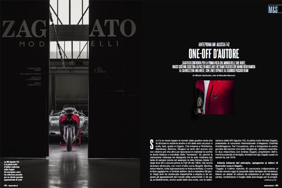Su Dueruote di Ottobre, la storia della MV Agusta F4Z