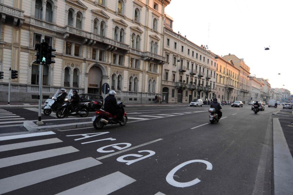 Non mettete il ticket Area C per le moto!