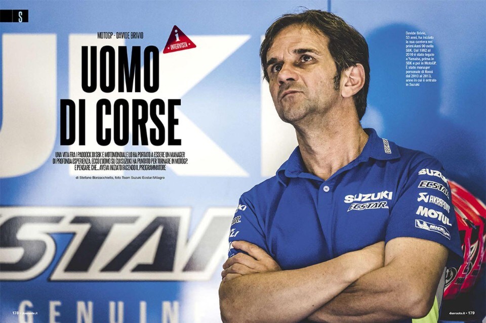 Su Dueruote di Novembre: Davide Brivio, la Suzuki e il 2017