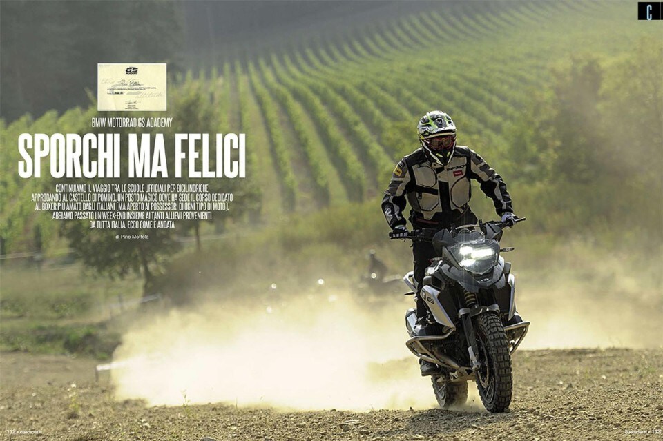 Su Dueruote di Novembre, come funziona la BMW Motorrad GS Academy