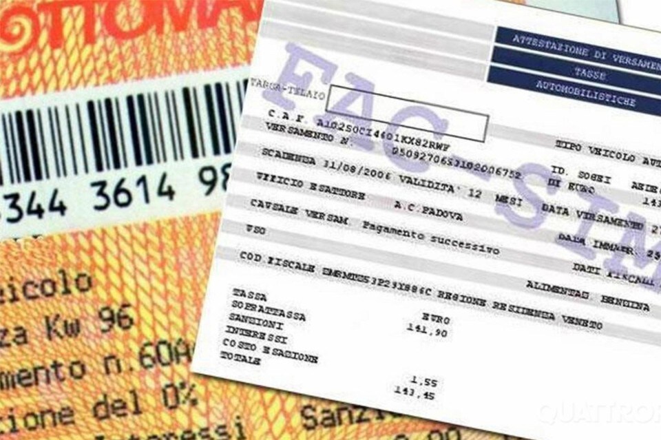 Bollo scontato in Lombardia