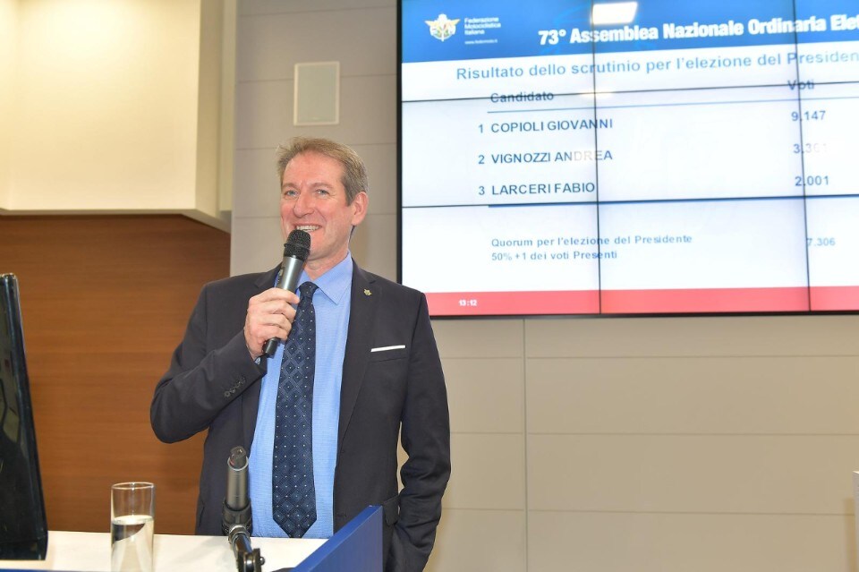 Giovanni Copioli nuovo presidente FMI