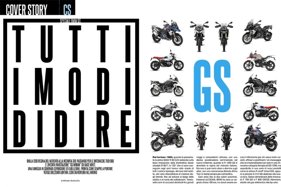 Su Dueruote di Gennaio: speciale BMW GS