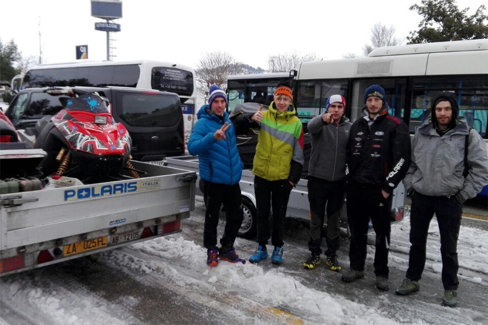 Concluse le operazioni di soccorso con le motoslitte in Abruzzo