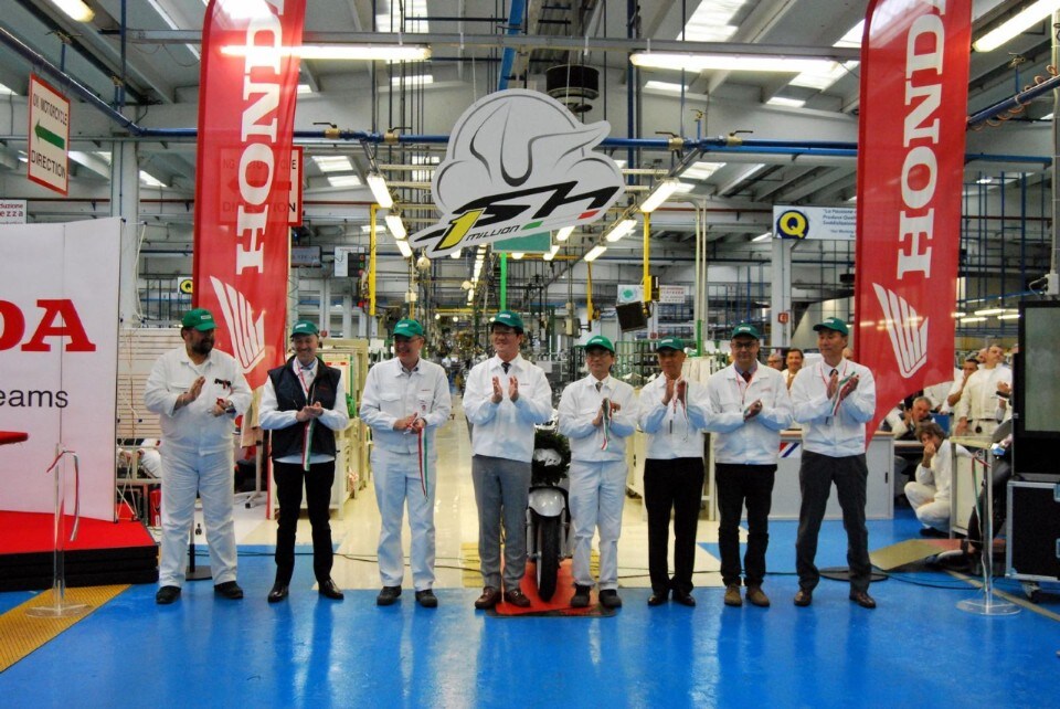 Honda Italia produce il milionesimo SH