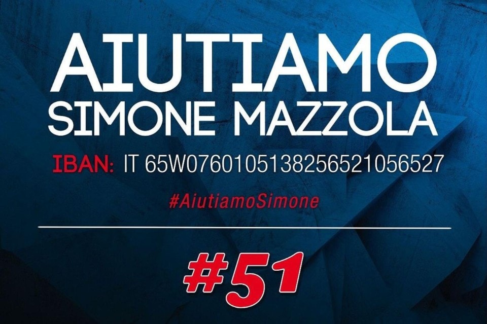 Un aiuto per Simone Mazzola