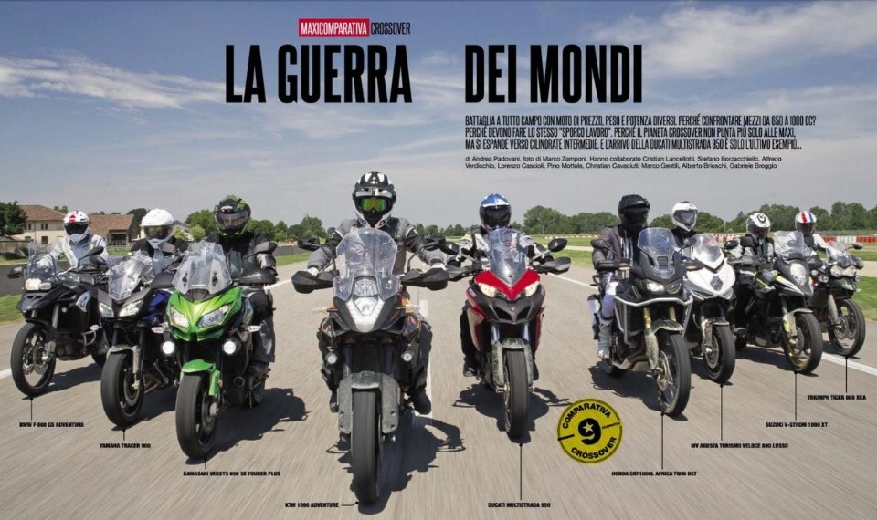 Su Dueruote di luglio: Maxicomparativa crossover
