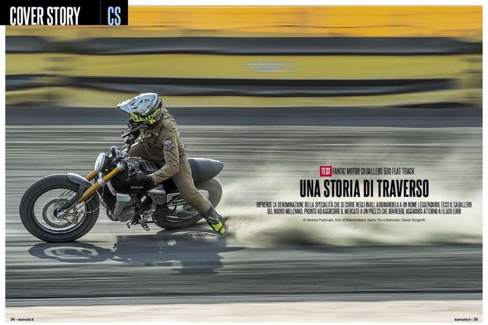 Su Dueruote di ottobre: Fantic Motor Caballero 500 Flat Track